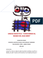 Unidad Didáctica Conociendo A Joan Miró