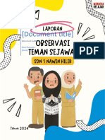 Laporan Observasi Rekan Sejawat SDN 1 Nawin Hilir