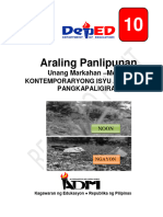 Ap10 q1 Mod6 Kontemporaryongisyuathamongpangkapaligiran v5