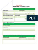 Informe de Investigacion de Accidentes - Competencia 9