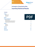 Interpreting Statistical Results