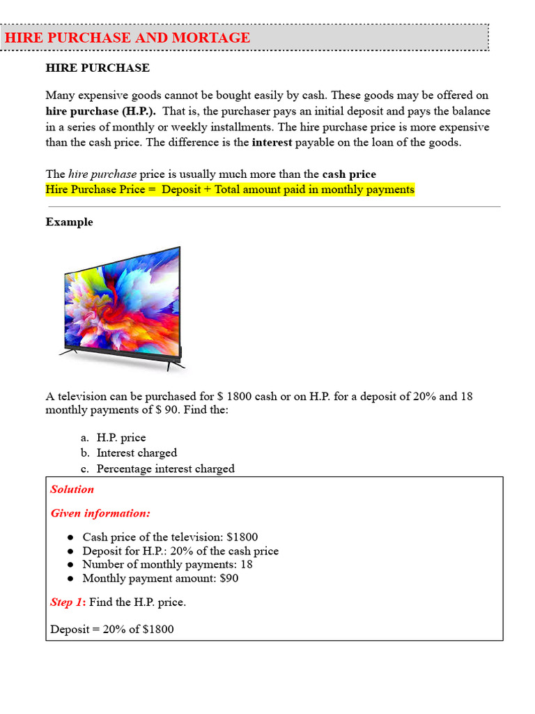 Consumer arithmetic part 2 pdf mortgages interest