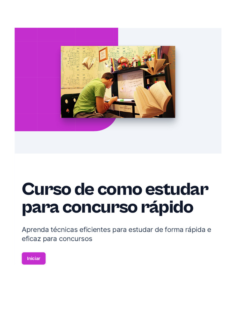Técnicas Eficientes para Estudo de Concursos | PDF | Aprendizado | Tempo