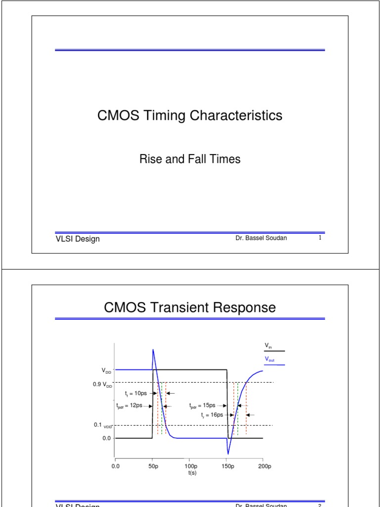 9 Cmos Timing Char | PDF | Cmos | Electrical Circuits