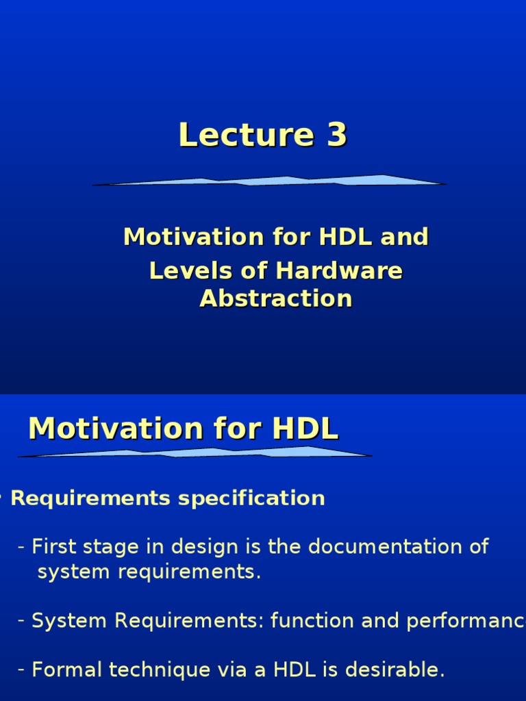 Intro 2 PDF Hardware Description Language Formal Verification