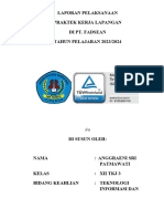 Laporan Pelaksanaan PKL Anggraeni