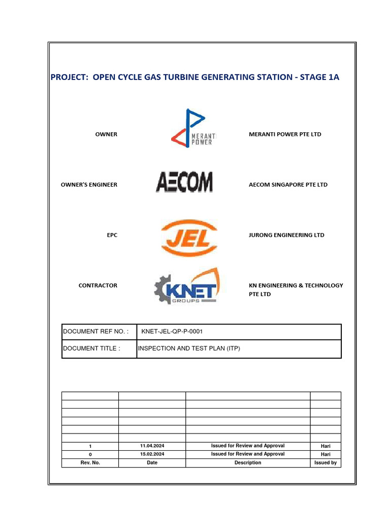 Inspection and Test Plan for Piping | PDF | Nondestructive Testing ...