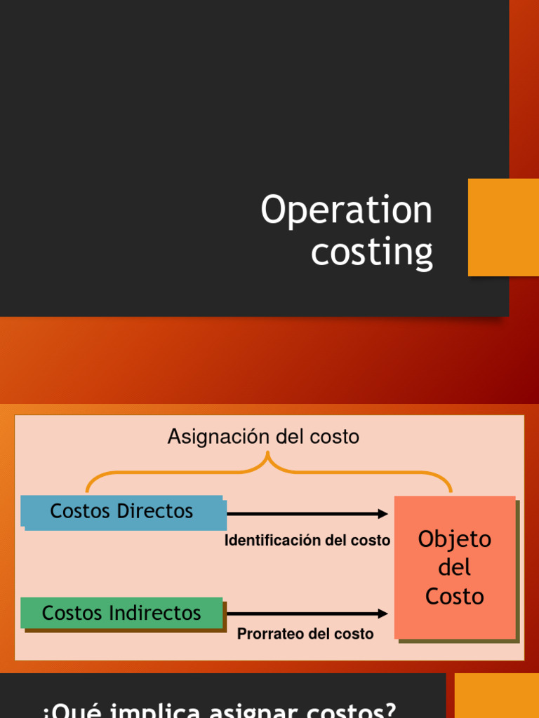 Costeo Operativo: Guía y Ejemplo | PDF | Lentes | Producción y fabricación