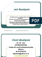 16 July Cost Analysis