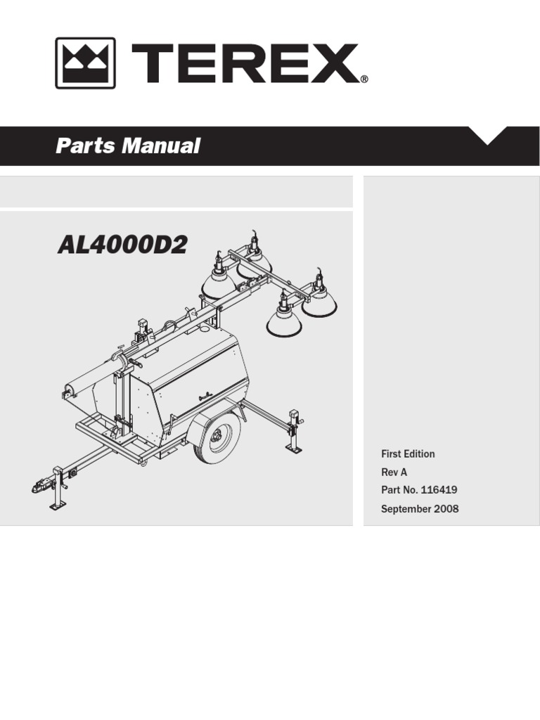 人気ショップ Manual Parts AL4000 Genie Terex | Connector Electrical | PDF 特撮