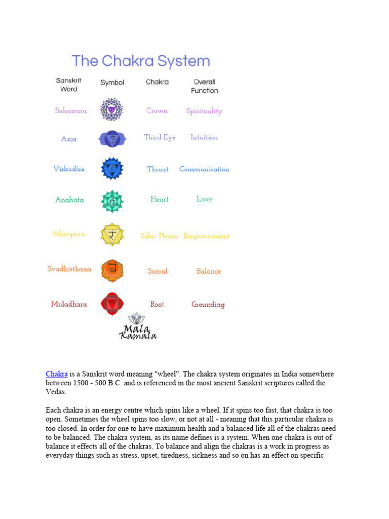 Chakra Balancing for Beginners | PDF | Self-Improvement | Science ...