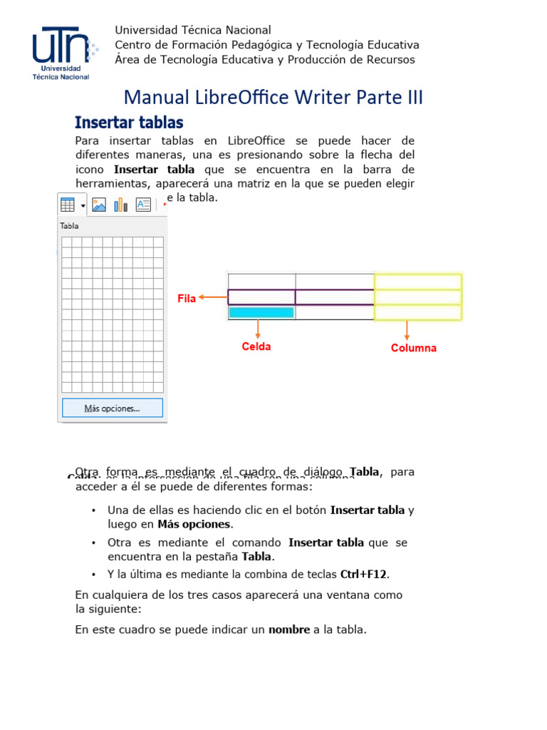Manual libreoffice writer parte iii act 2024 pdf hiperv nculo