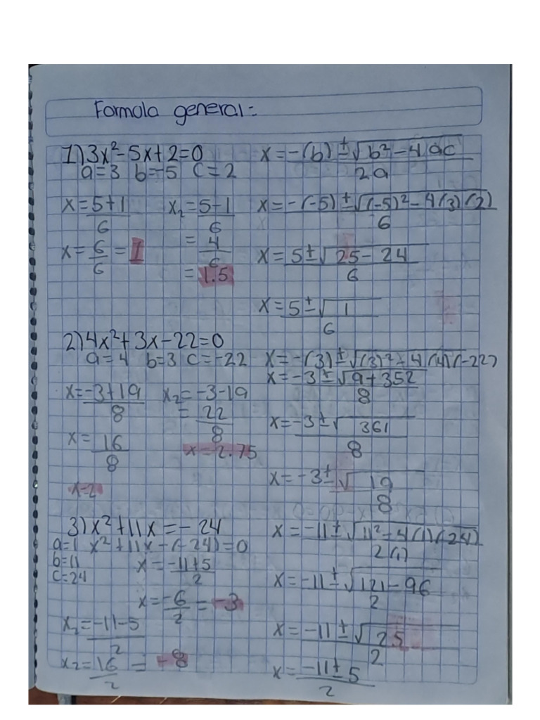 Formula General | PDF