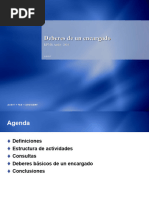 Deberes de Un Encargado