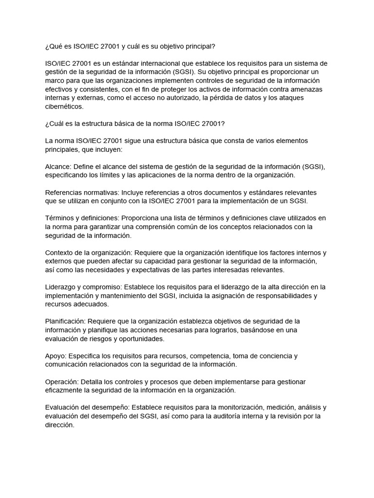 Guía de ISO/IEC 27001 para Empresas | PDF | La seguridad informática ...