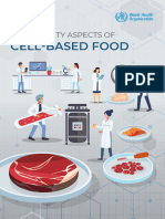 WHO Cell Based Food