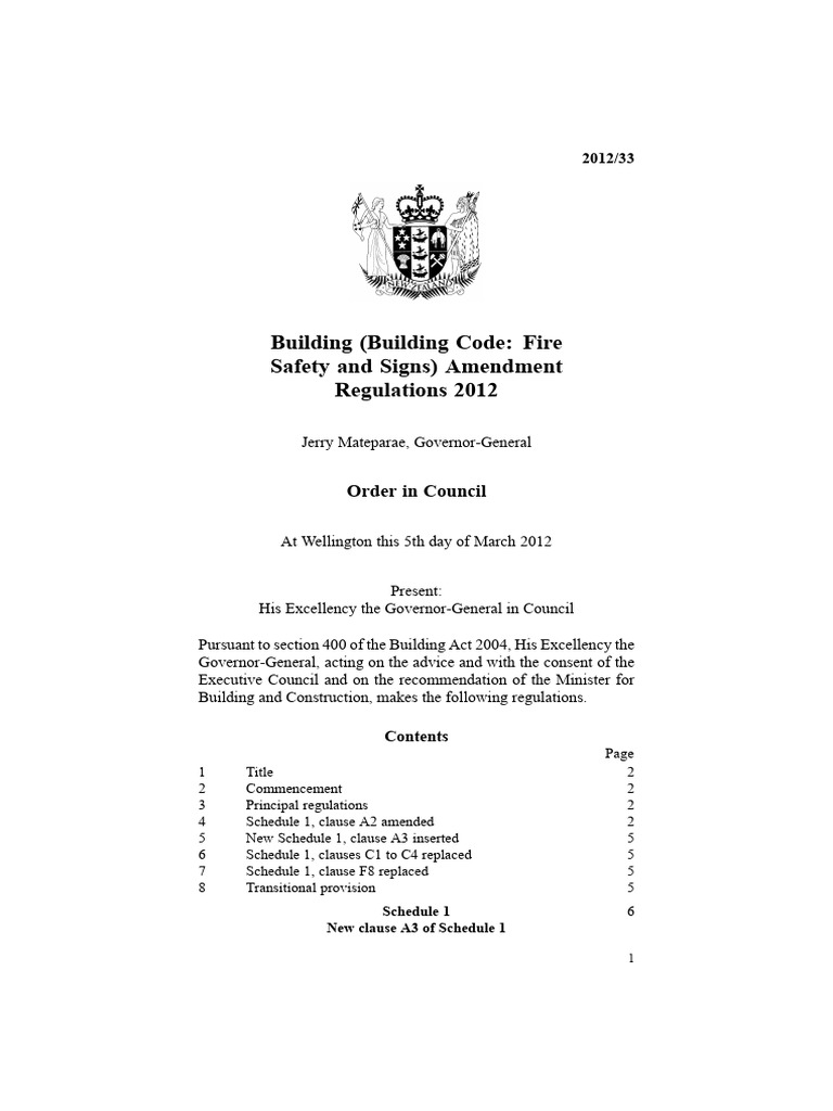 2012 Fire Safety Code Amendments | PDF | Fire Safety | Fires