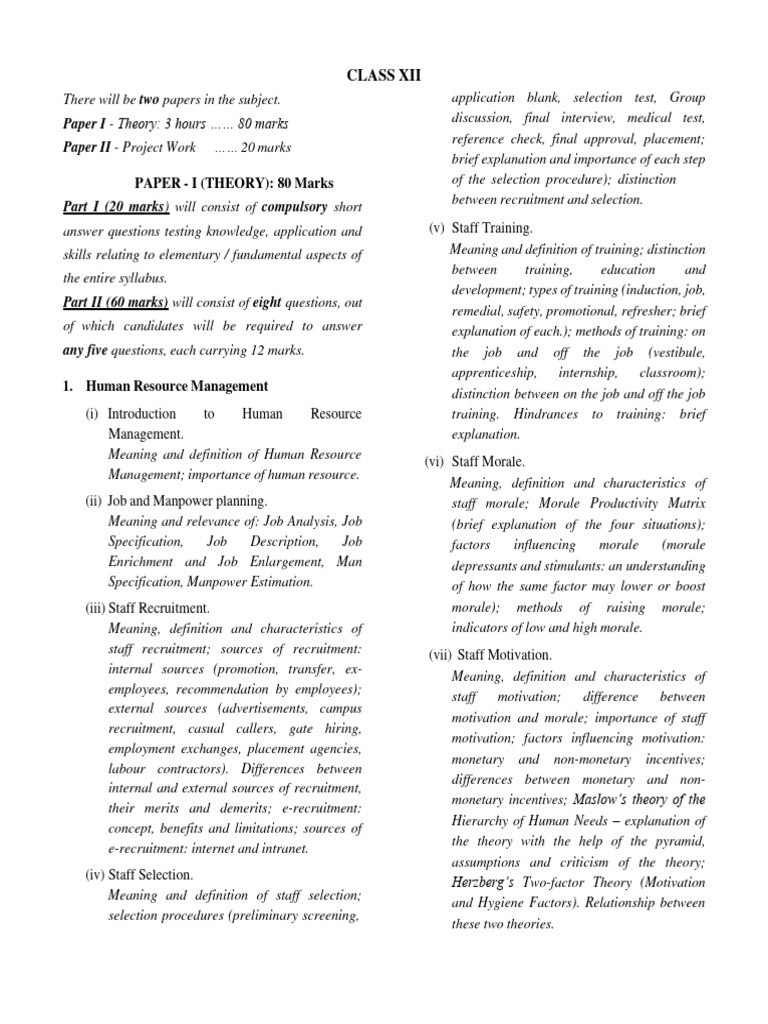 ISC Business Studies | PDF | Recruitment | Banks