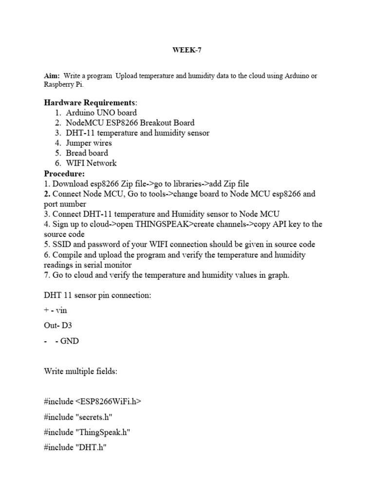 Week 7 Pdf Arduino Wi Fi