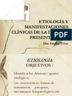 Etiologia y Manifestaciones Clinicas i - DIARREA