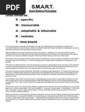 SMART Goal Setting Worksheet 2