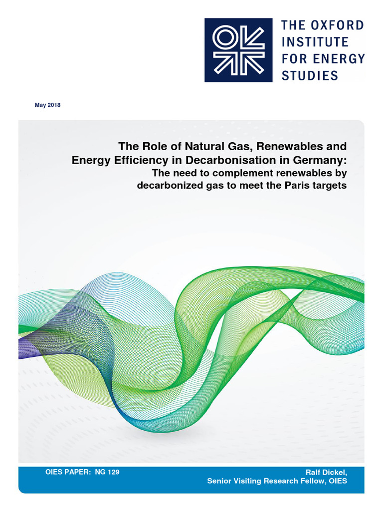The Role of Natural Gas, Renewables and Energy Efficiency in ...