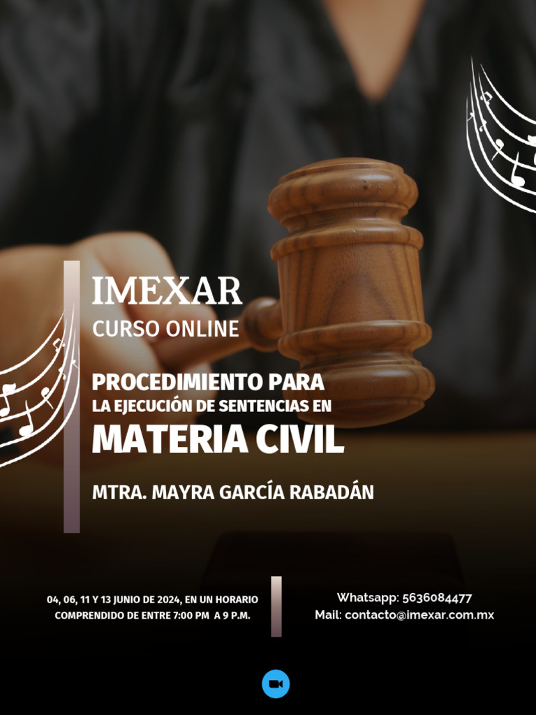 Procedimiento para La Ejecución de Sentencias en Materia Civil-Imexar
