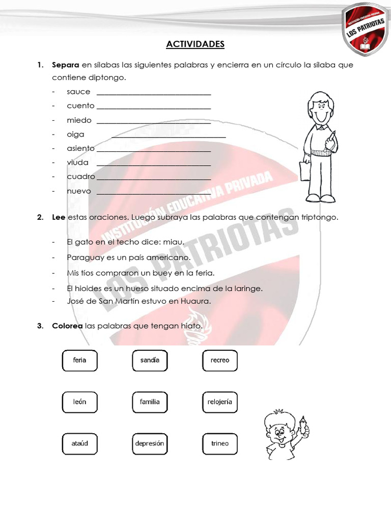 %F0%9F%93%9A Diptongo Triptongo E Hiato %F0%9F%93%9A Para Ninos De ...
