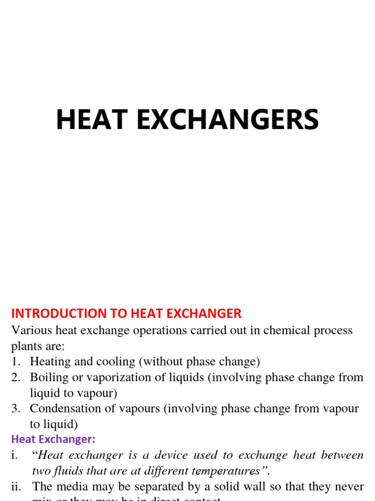 Unit 5 HT All | PDF | Heat Exchanger | Heat Transfer