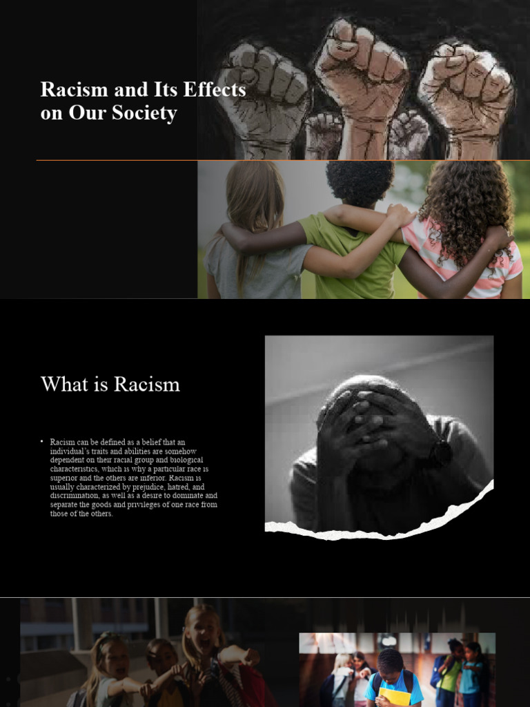 Racism and Its Effects On Our Society 2 | PDF | Discrimination & Race ...