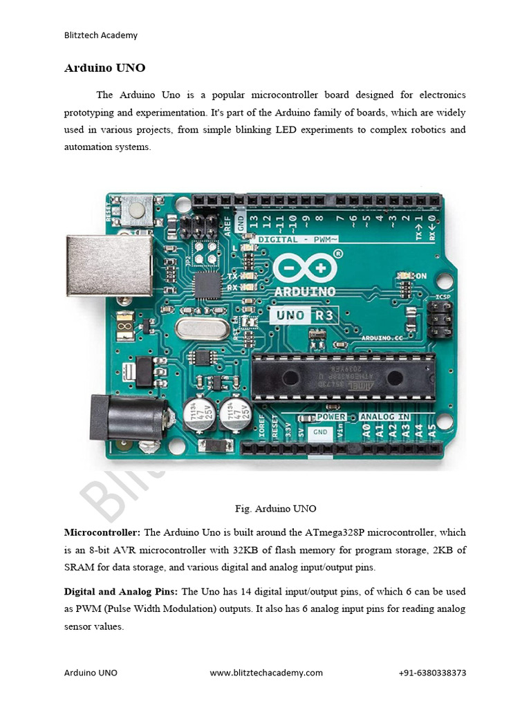 Arduino UNO | Download Free PDF | Arduino | Microcontroller