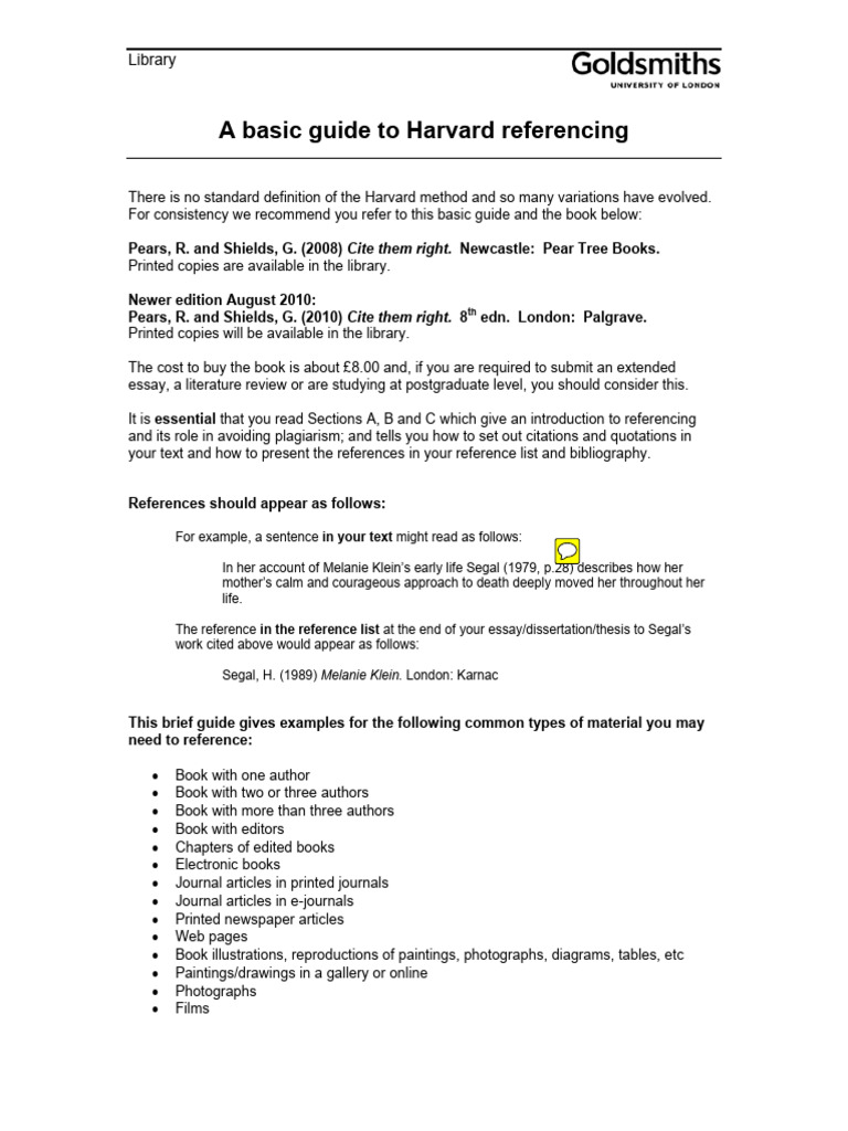 HOW TO HARVARD REFERENCE AN ARTICLE IN A BOOK visual data 2