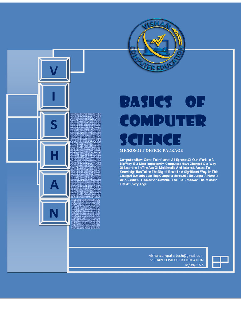 Computer Science Basics & MS Office Guide | PDF | Input/Output ...