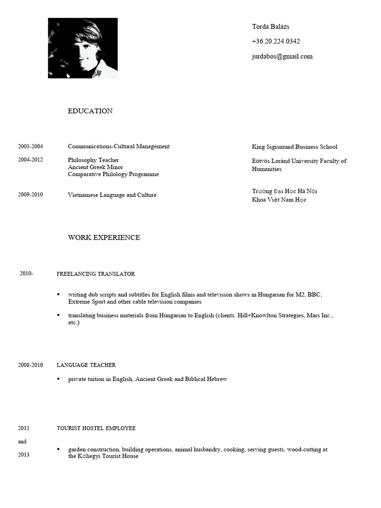 Balazs Torda PDF Linguistics Human Communication