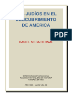 Judios en El Descubrimiento de America Año 1989 No. 252 Vol. 38 Academia Antioqueña de Historia