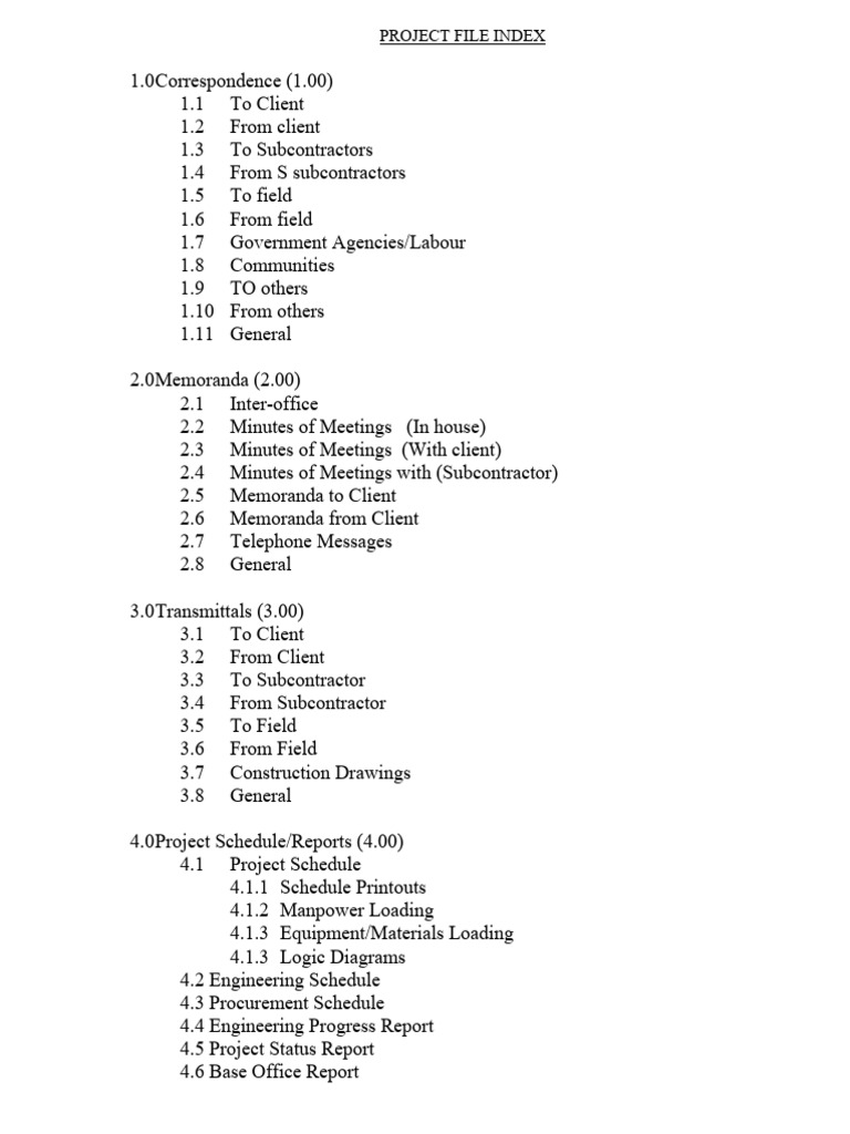 1project File Index Download Free PDF Engineering