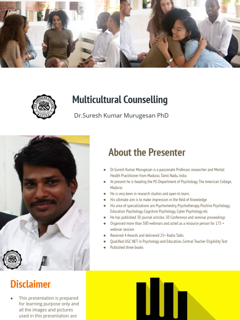 Multicultural Counseling Overview | PDF | Psychotherapy | Race (Human ...