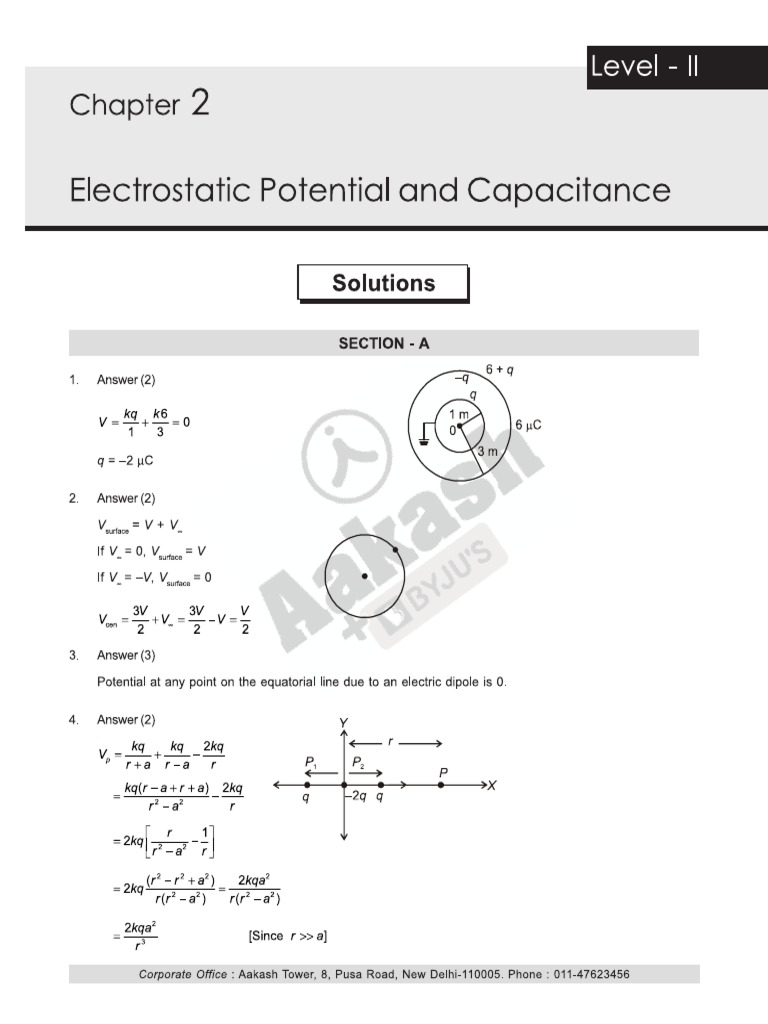 CLS MED 23 24 XII Phy Package 1 Level 2 Chapter 2 | PDF
