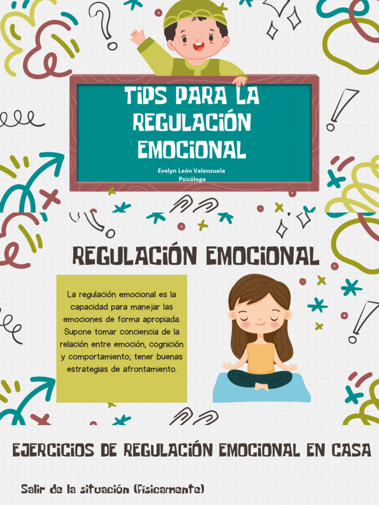 Estrategias de Regulación Emocional Infantil | PDF