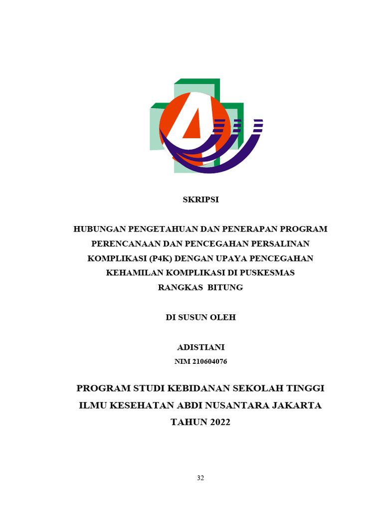 MASTER TABEL Adisti | PDF