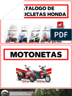 Catalogo Actualizado Honda 2023