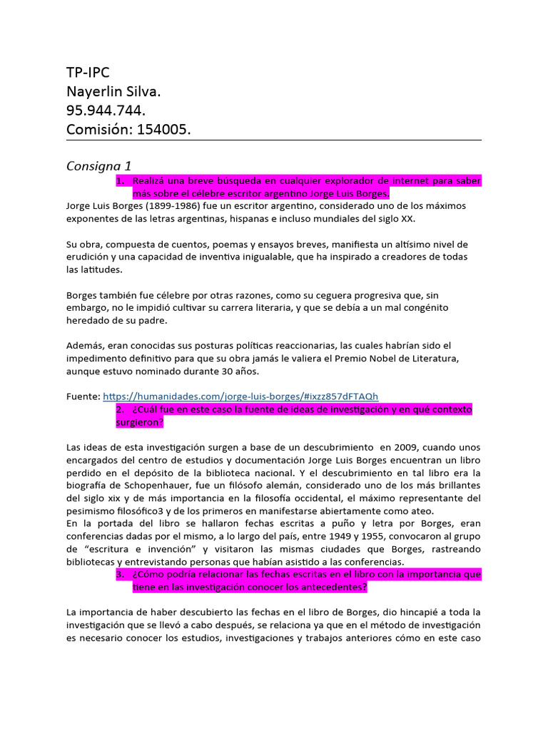 Análisis de Jorge Luis Borges y su legado | PDF
