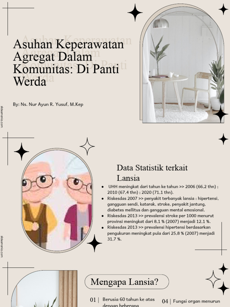 Askep Komunitas Lansia di Panti Werda | PDF | Ilmu Sosial ...
