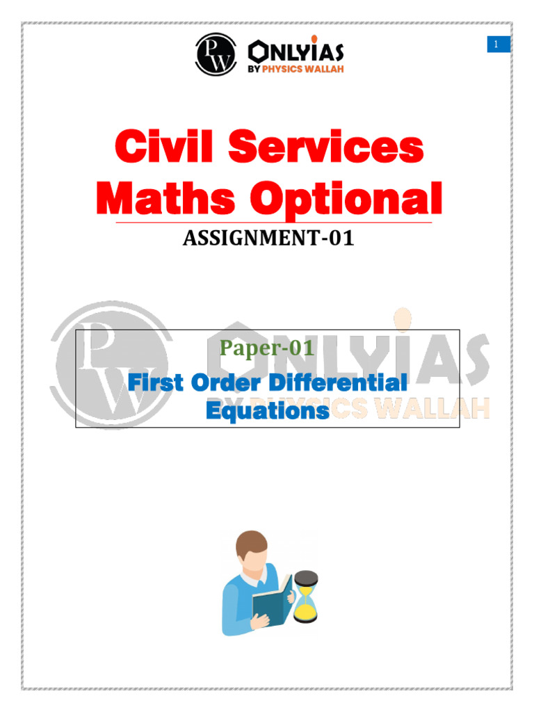 Assignment 01 PDF Only (Rahul Sir) - Note | PDF