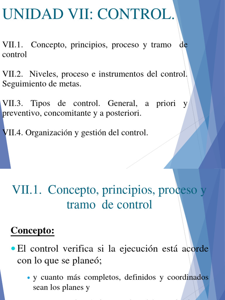 Tipos y Proceso de Control Administrativo | PDF | Presupuesto | Business
