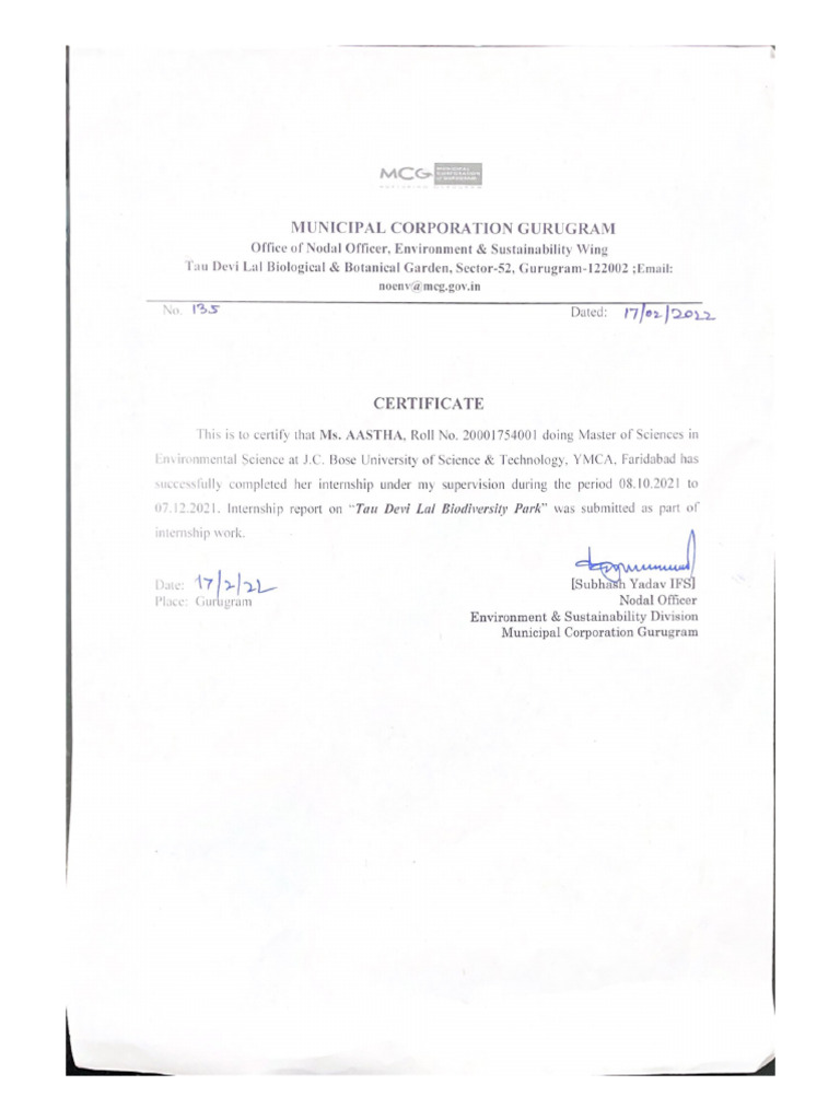Summer training certificates 2021 pdf earth sciences science