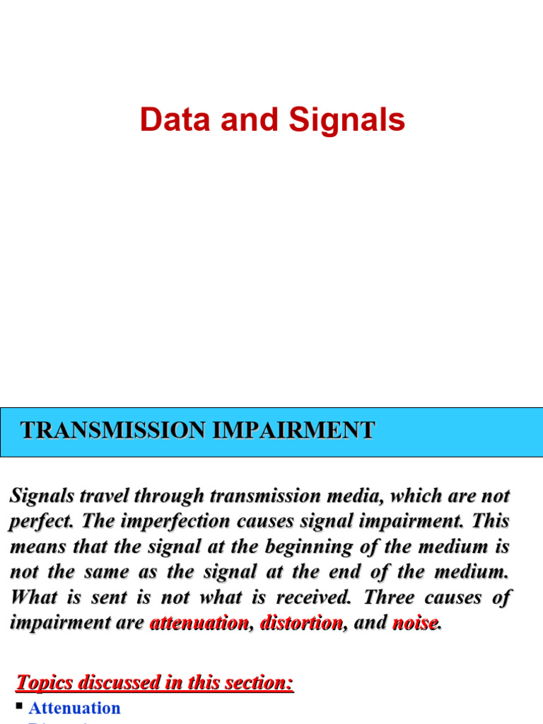 Data and Signals | PDF | Signal To Noise Ratio | Decibel
