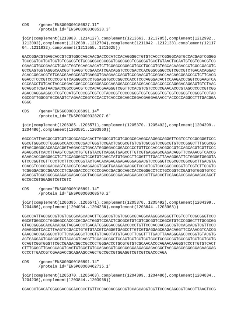 Gene and Protein Sequence Data Analysis | PDF