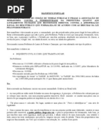 Manifesto Popular - Original