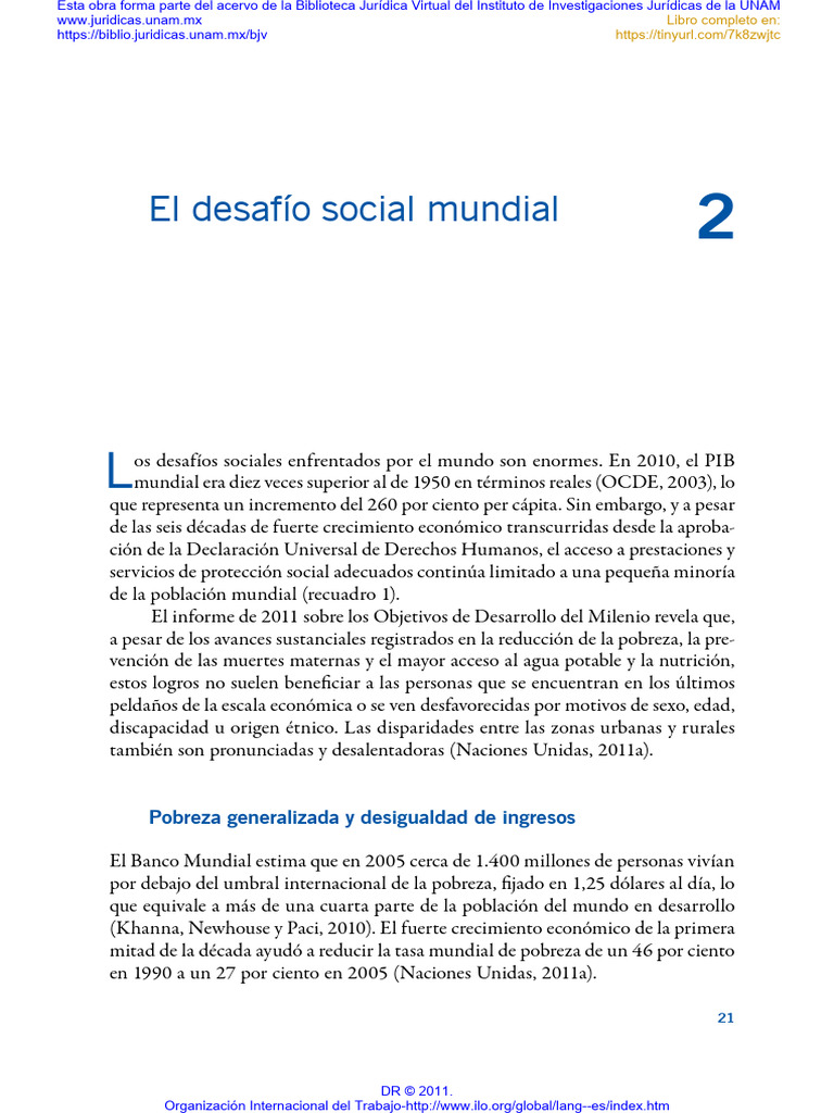 Desafíos globales de pobreza y desigualdad | PDF | Pobreza | Pobreza e ...